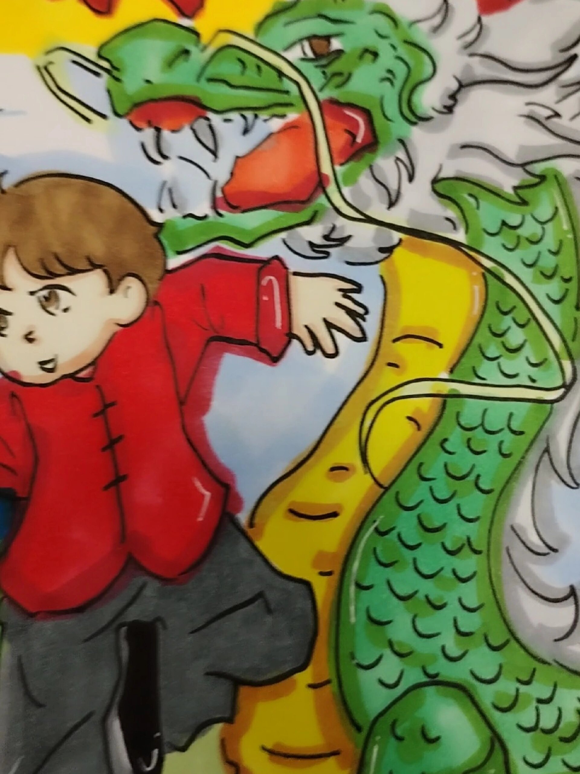 龙年武术精神 中华武术手抄报小报-度小视