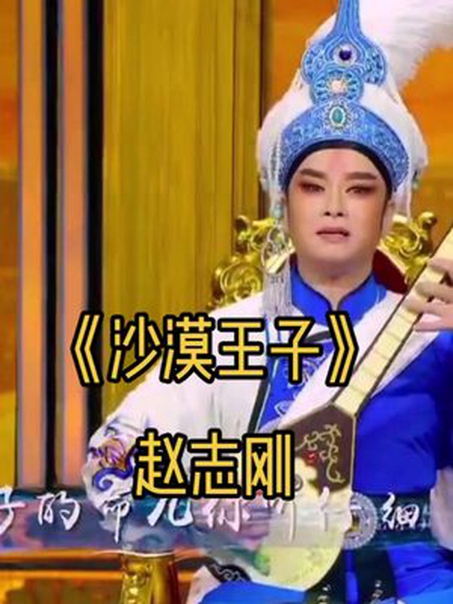 第三十五段《沙漠王子》名家名段 赵志刚 越剧 青年戏曲传播者-度小视