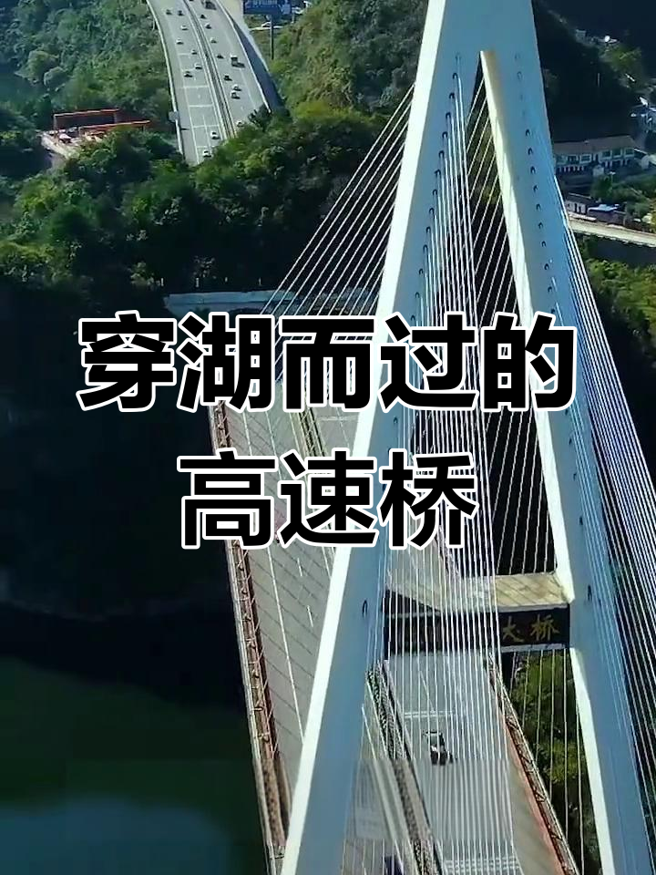 红枫湖,贵州最大湖泊,桥梁横跨水面,岛屿如星