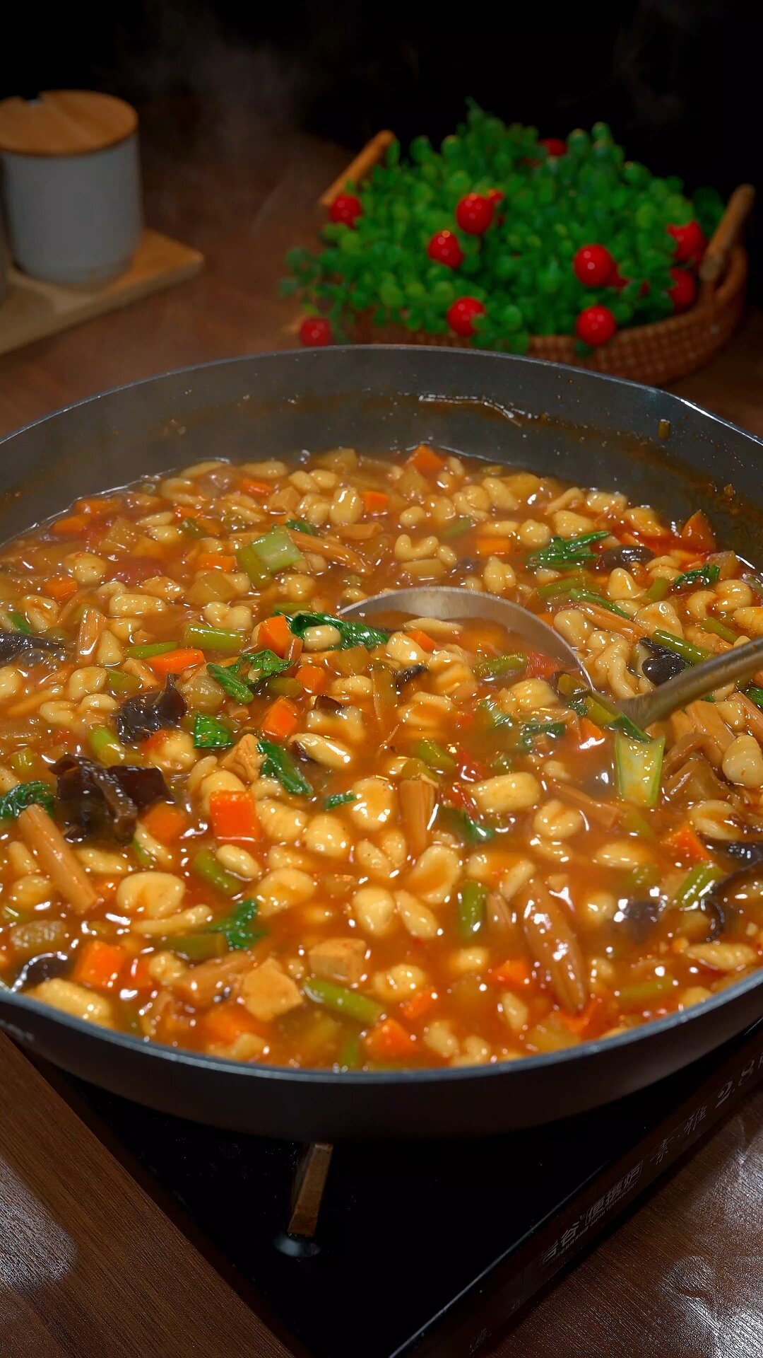 烩麻食像我这样做,做法简单,热乎乎来一碗真的是太香了