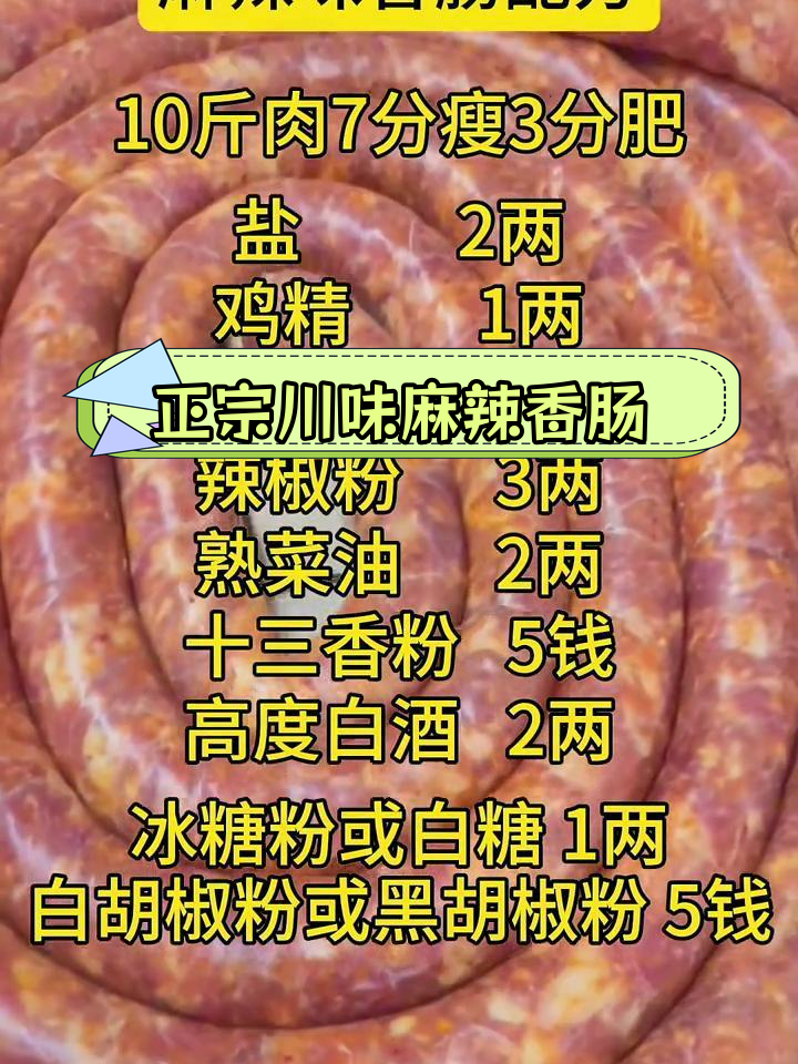 四川麻辣香肠介绍图片