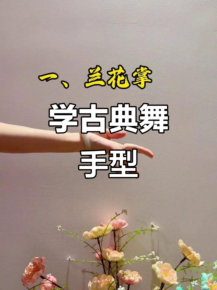 古典舞手型全解析,零基础轻松学会