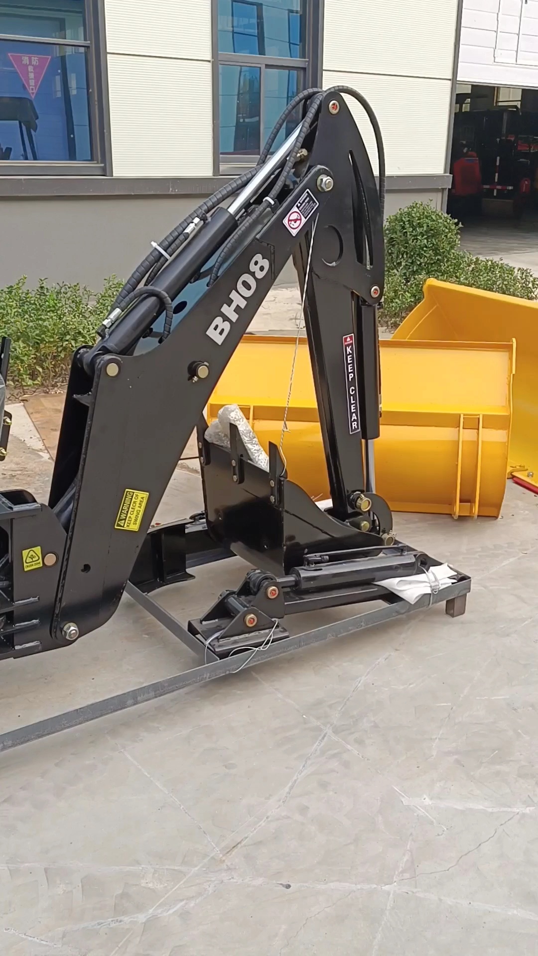 拖拉机改后挖机 拖拉机改悬挂式挖掘机-度小视