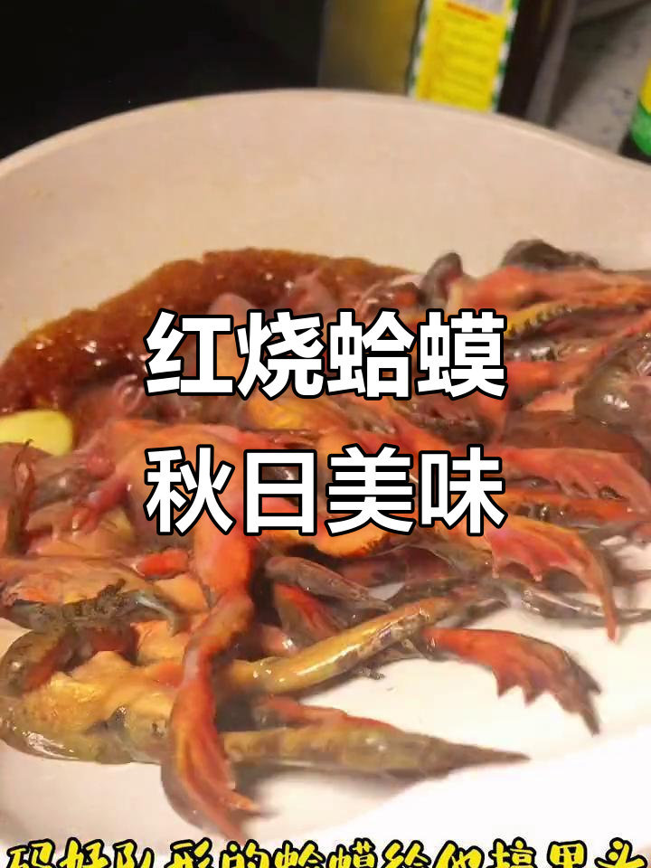 东北秋季必吃蛤蟆,红烧做法大揭秘
