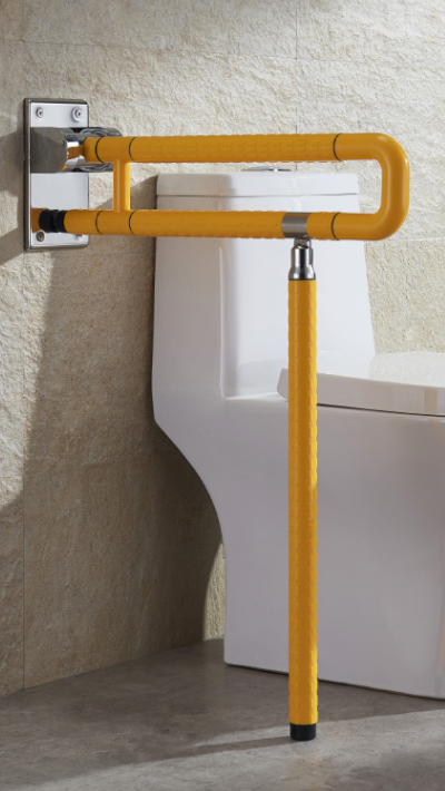 马桶旁使用的可上翻无障碍扶手