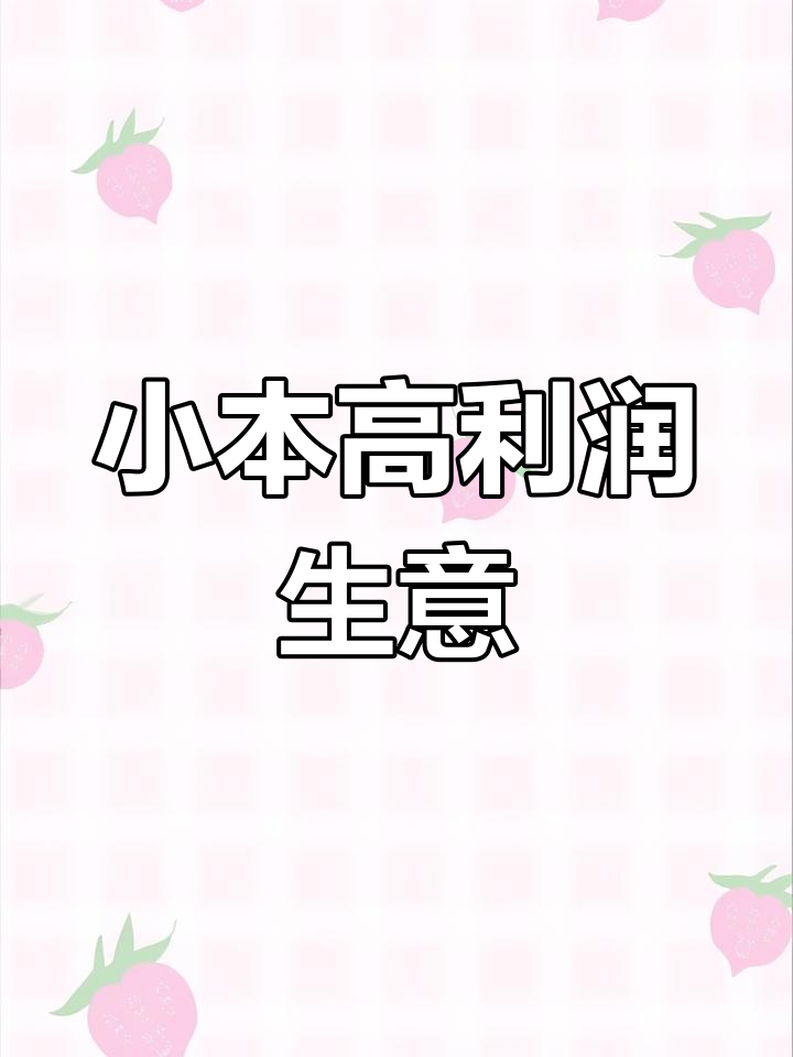 月入2万的10个小生意(月入2万的10个小生意加盟投资)