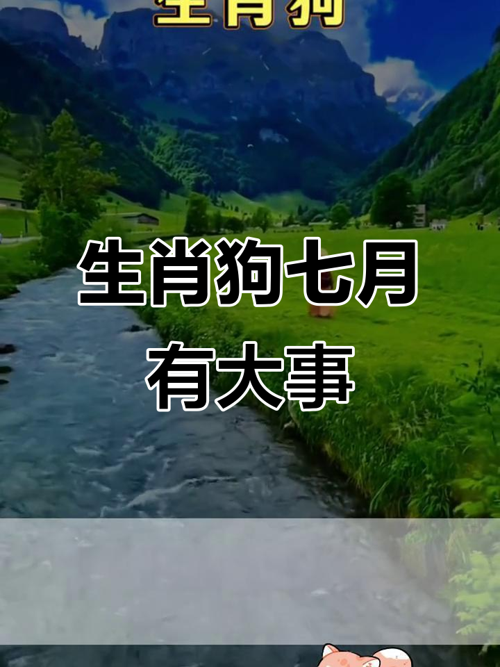狗的生肖7月出生运势(七月生肖狗运势)