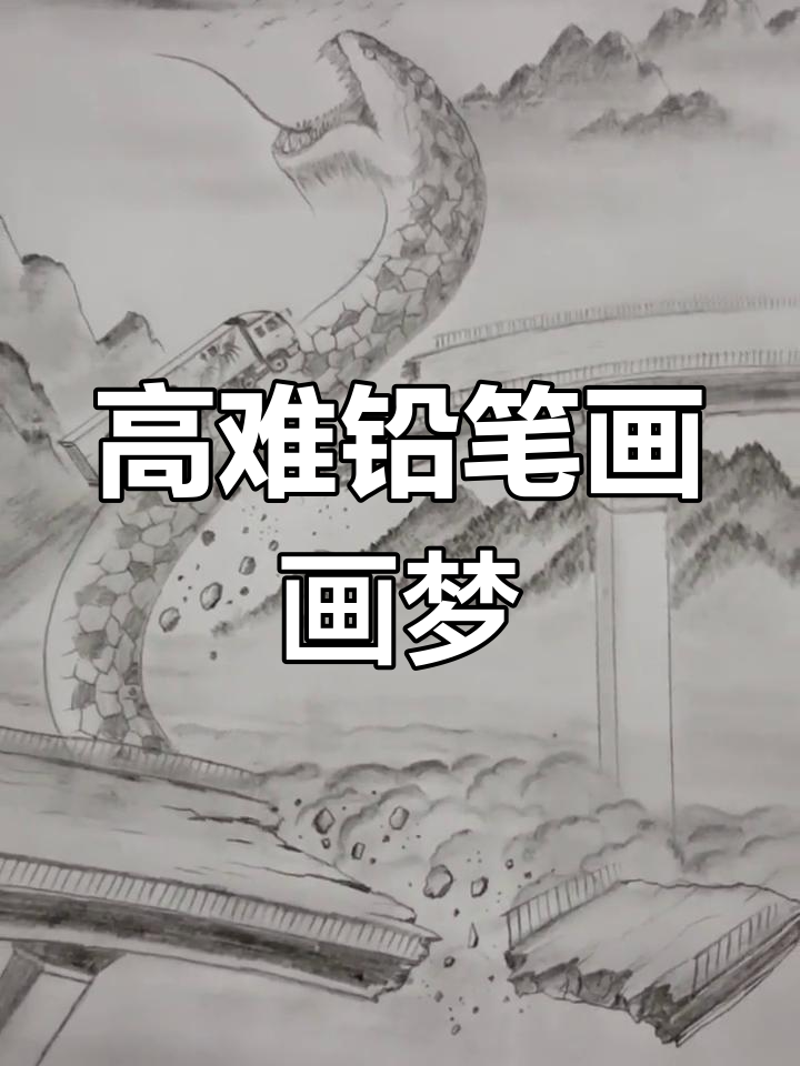 画出我的梦想,挑战高难度铅笔画