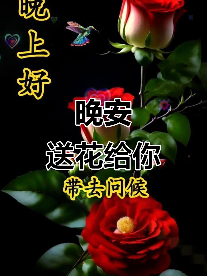 晚上好,送上温馨祝福