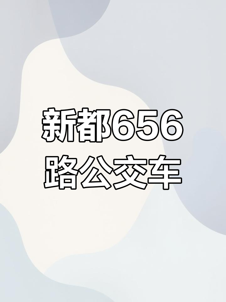 公交车656路车路线图图片