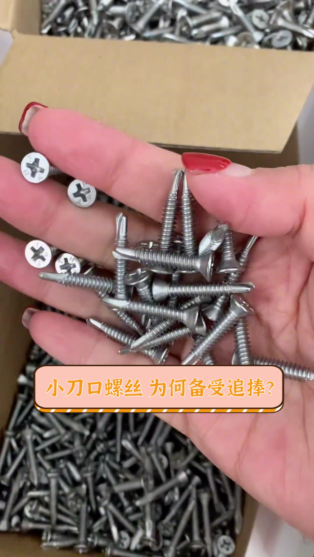 小刀口螺丝,为何备受追捧?