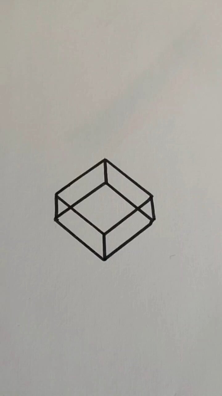 立体图形怎么画 简单图片