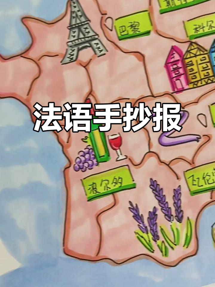 法国手抄报小报展示