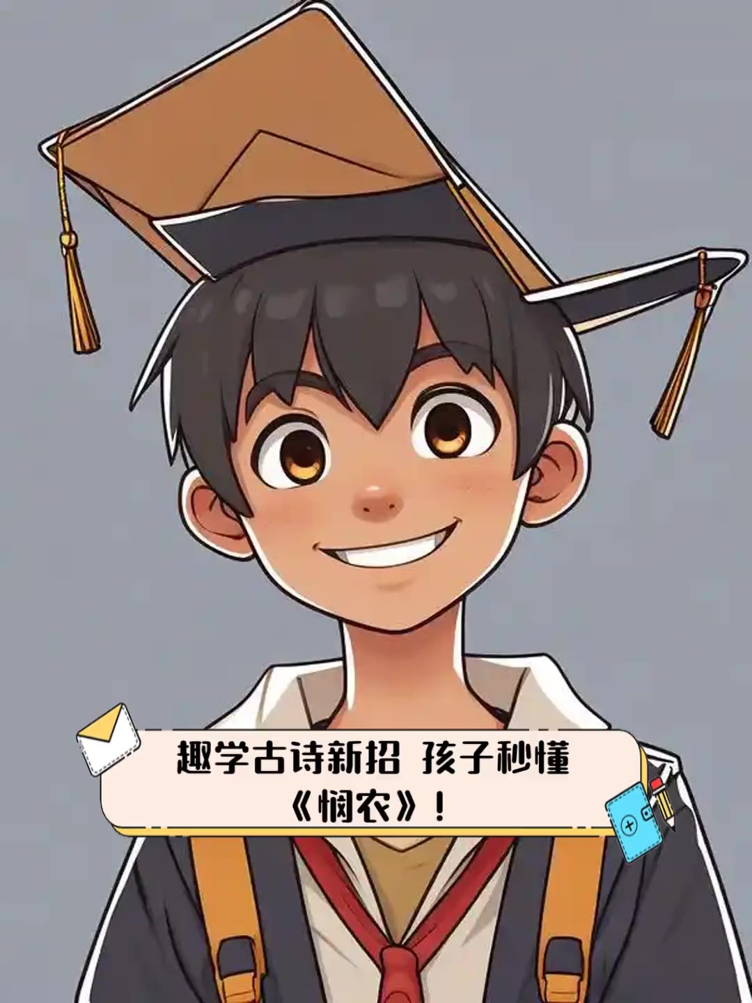 趣学古诗新招孩子秒懂《悯农》