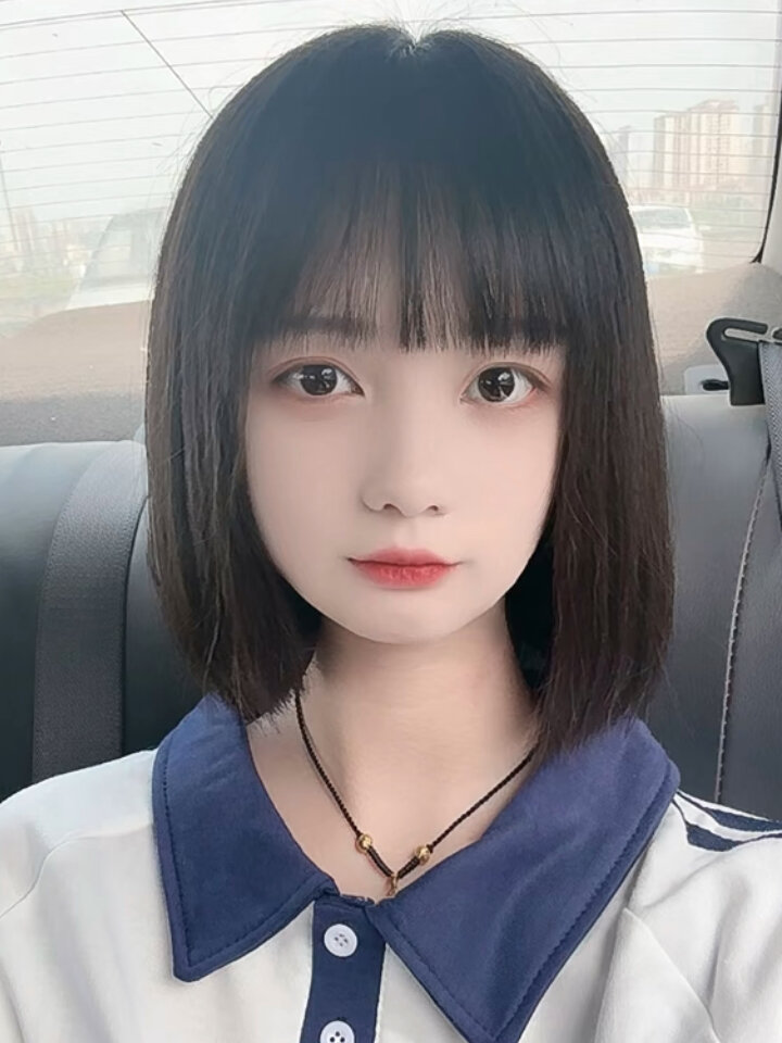 适合所有学生党的甜美短发