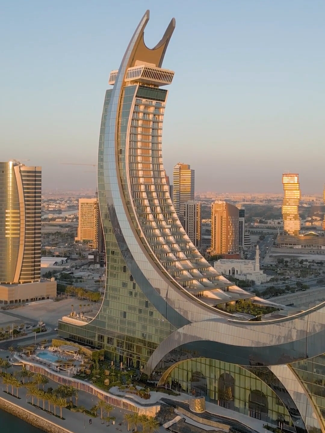 卡塔尔天花板·地标天际线