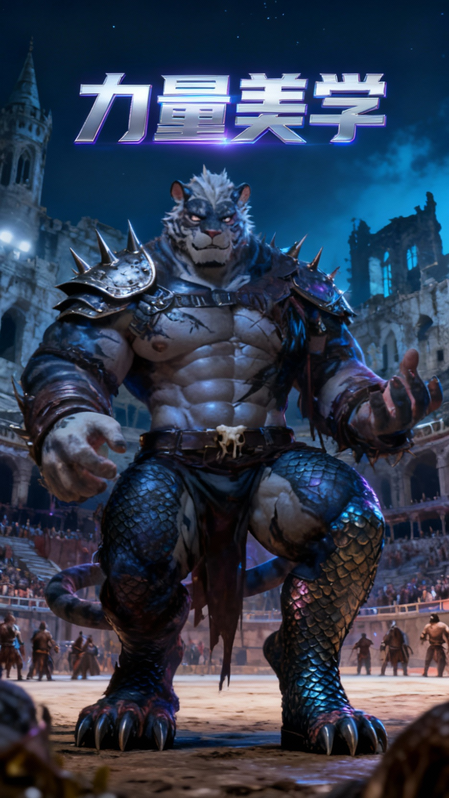 虎兽人战士,力量与威严的展现