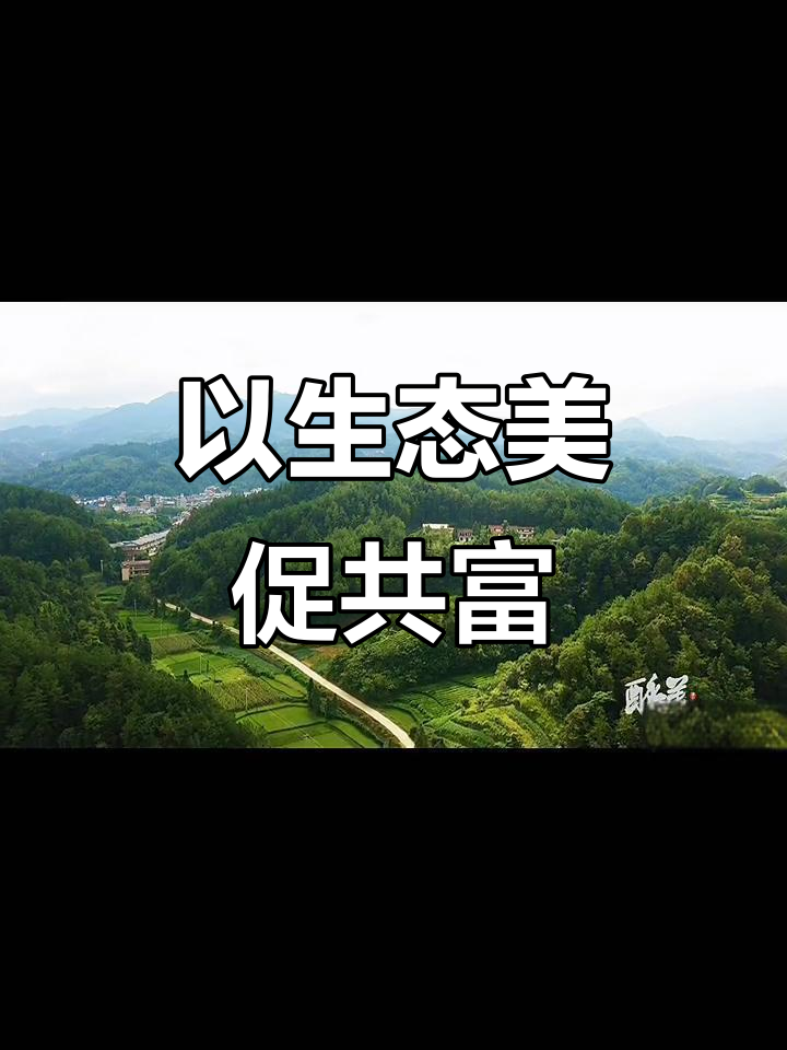 生态振兴助力乡村振兴,绿水青山带来共同富裕
