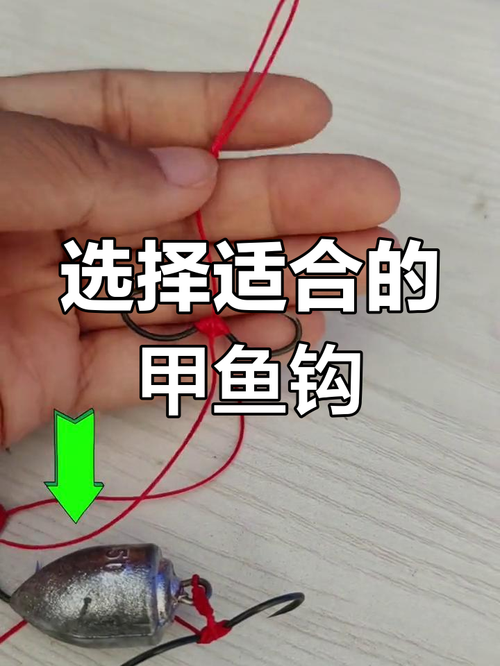甲鱼钩绑法大揭秘,如何选择最适合的尺寸和重量