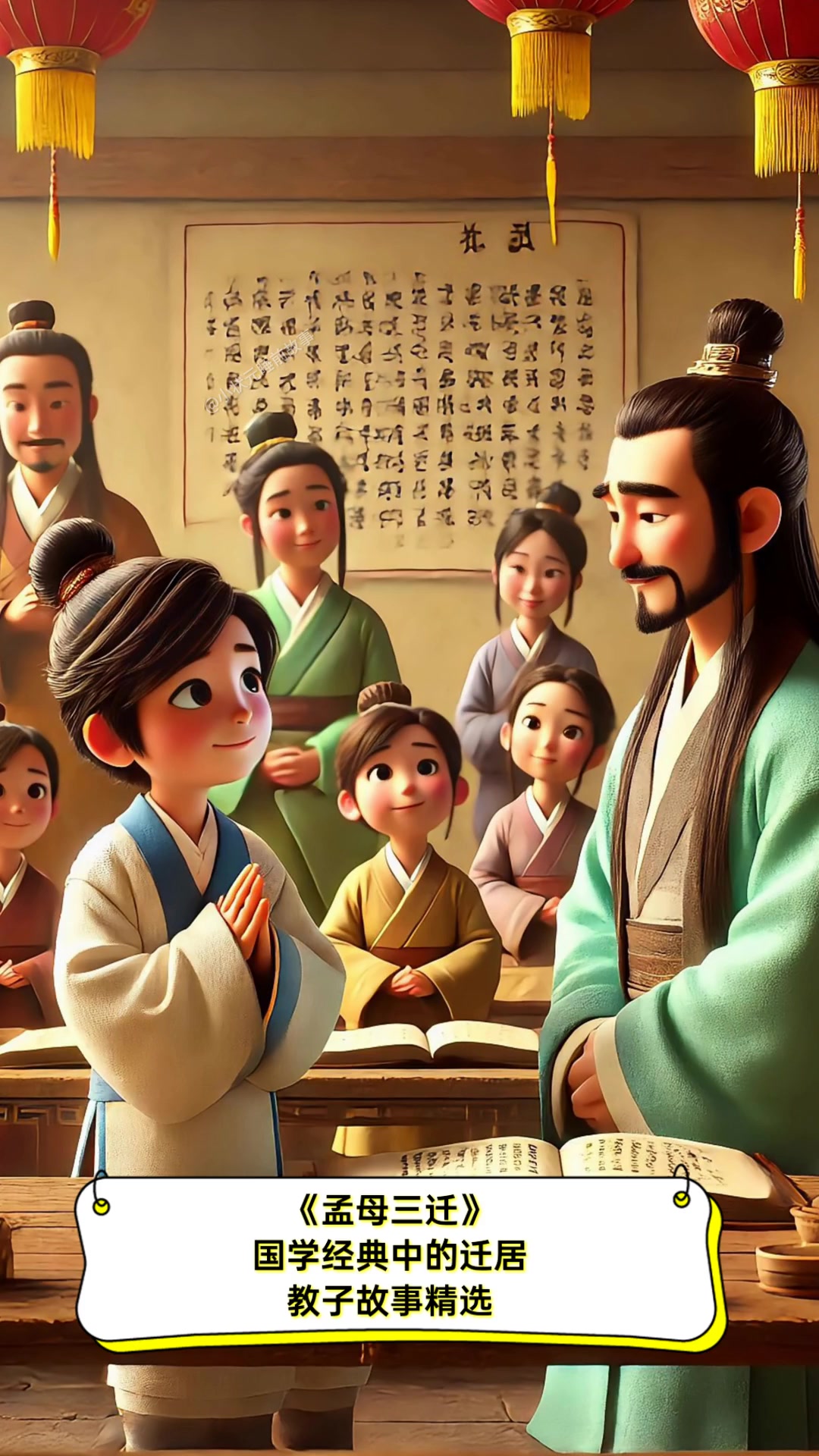 《孟母三迁》国学经典中的迁居,教子故事精选