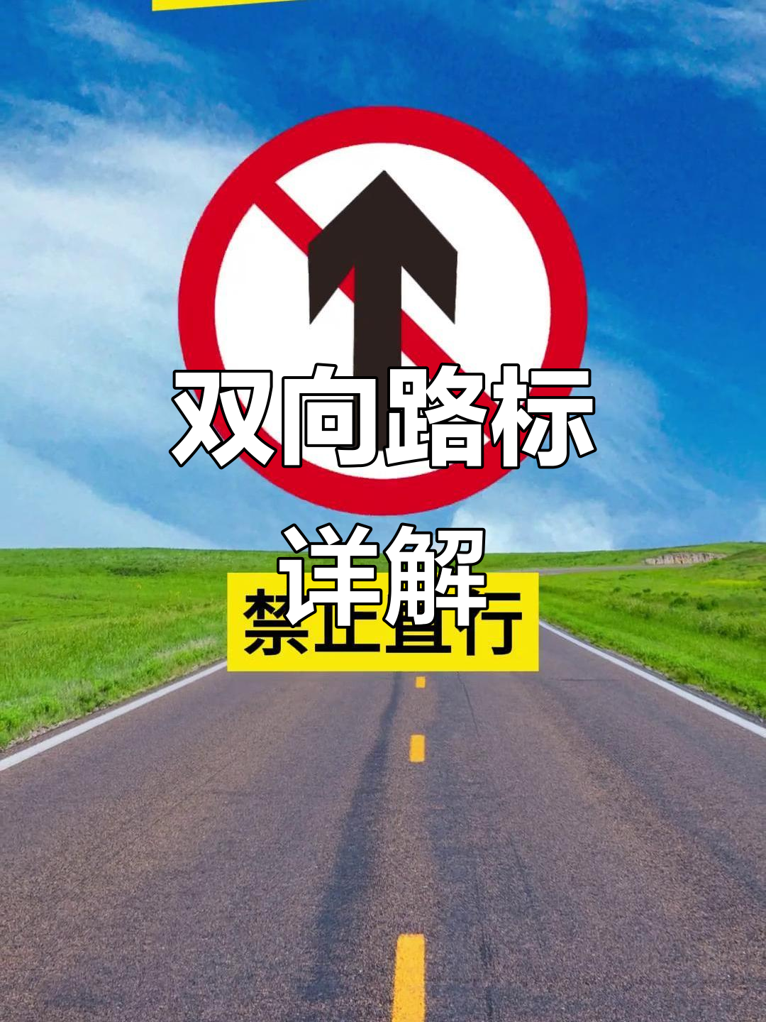 双向交通标志全解析:停车,让行,超车注意事项
