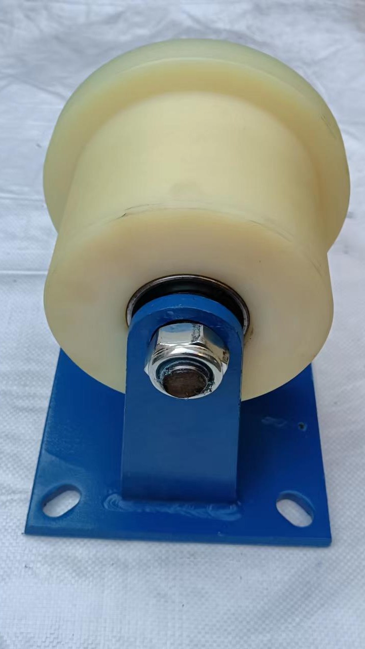 尼龙滑轮 工程承重轨道轮 半边导轨槽轮 车轮子加工定制-度小视