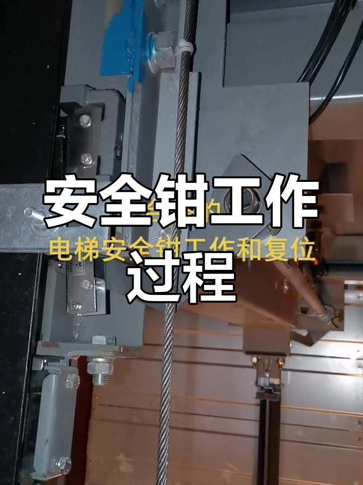 电梯安全钳的工作原理图片