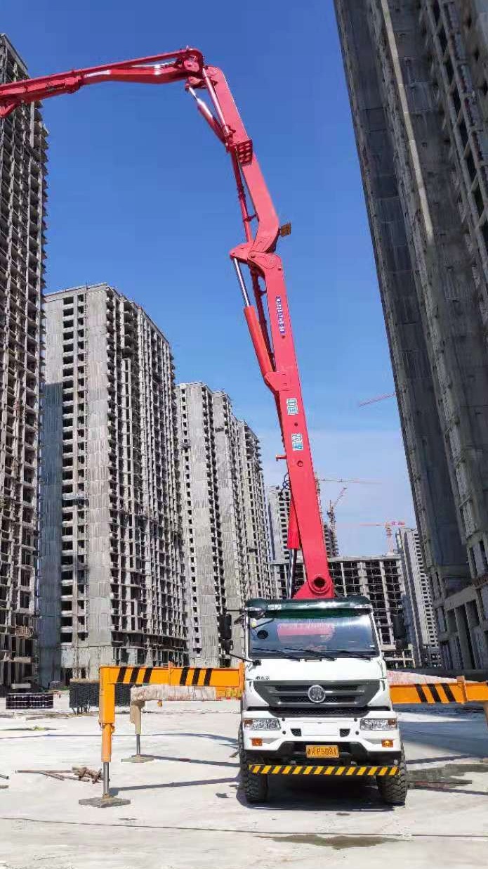 农建38米泵车施工视频 38米搅拌泵车报价-度小视