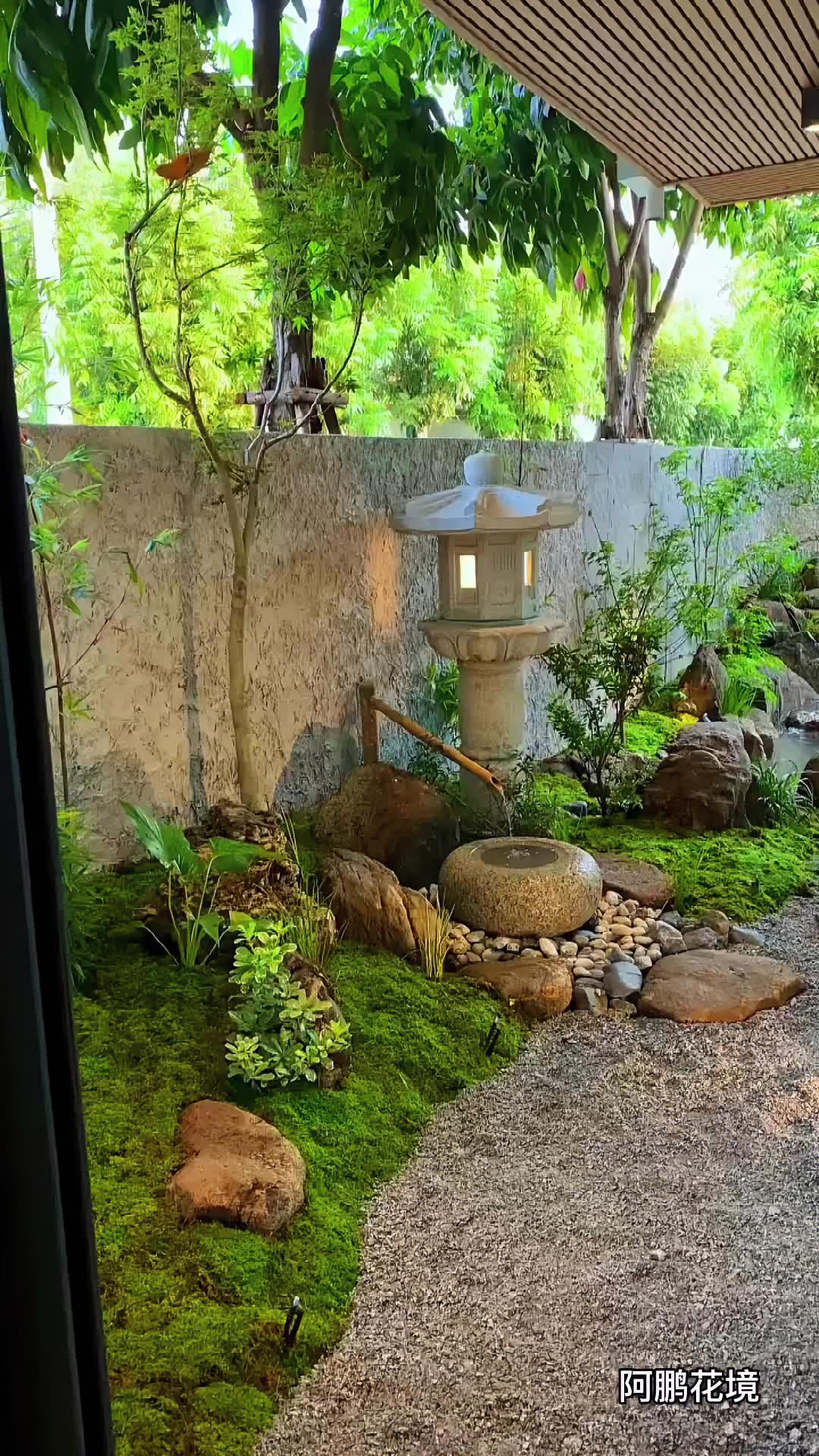 中式还是日式重要吗都是追求自然禅意花园设计花境花园养护庭院设计