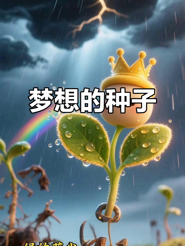 就像小种子,勇敢面对挑战,梦想终将破土而出
