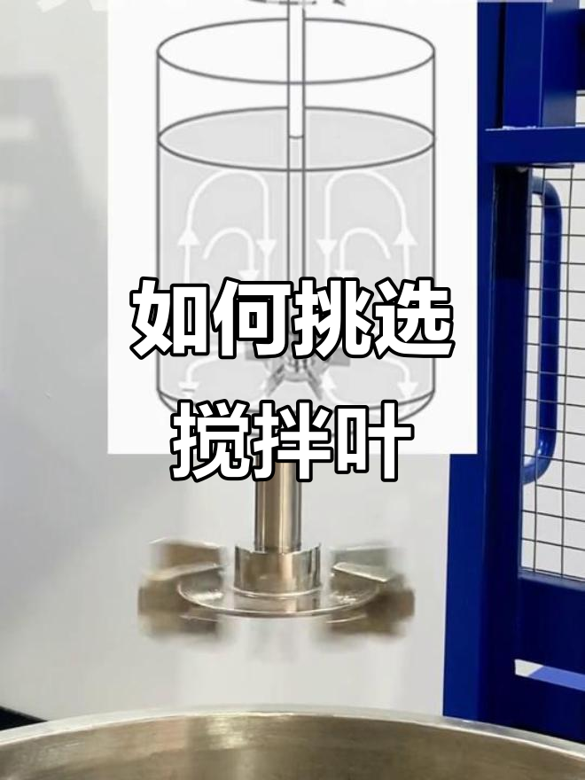 3种搅拌叶如何选?适合不同应用场景
