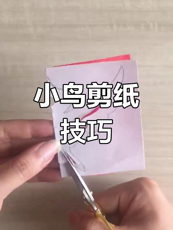 自由飞翔的小鸟剪纸教程,轻松学会