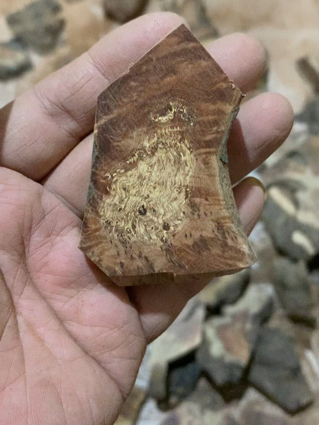 麻梨疙瘩文玩手把件 挂件