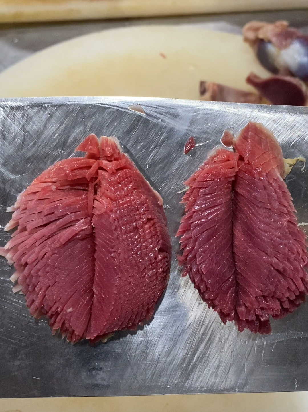 火锅郡花柳叶切法