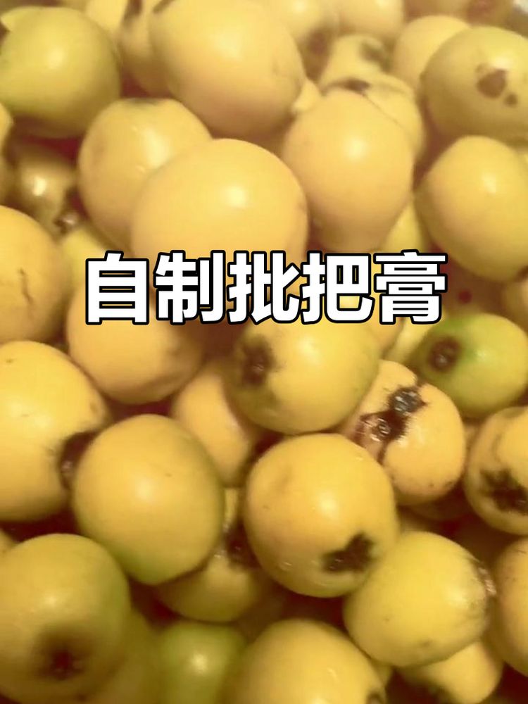 新鲜采摘自制批把膏,纯天然无添加,味道超赞!,三农,农家美食,好看视频