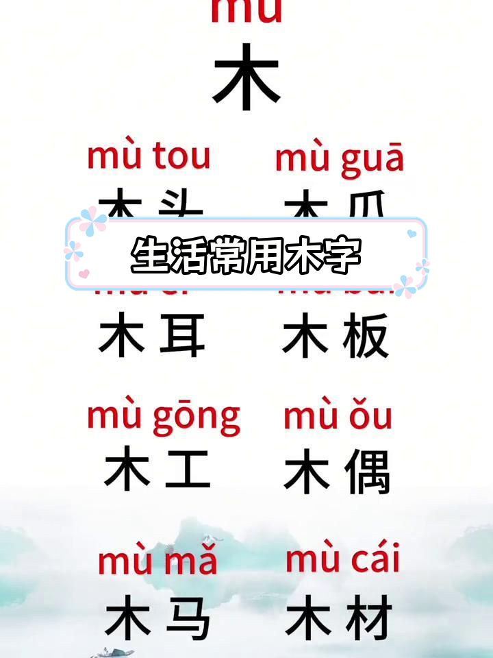 木字旁十二画的字图片