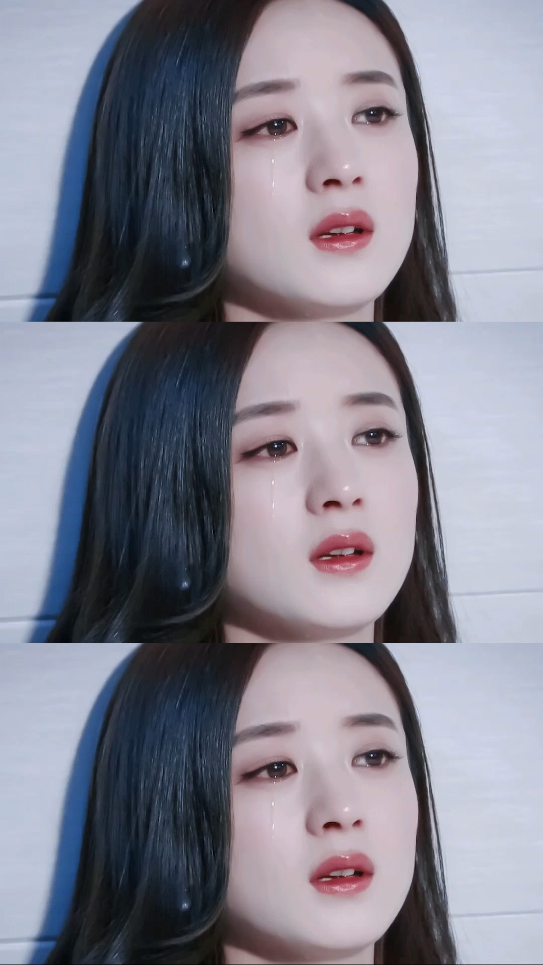 神仙落泪,赵丽颖好适合这种温柔小白花-度小视