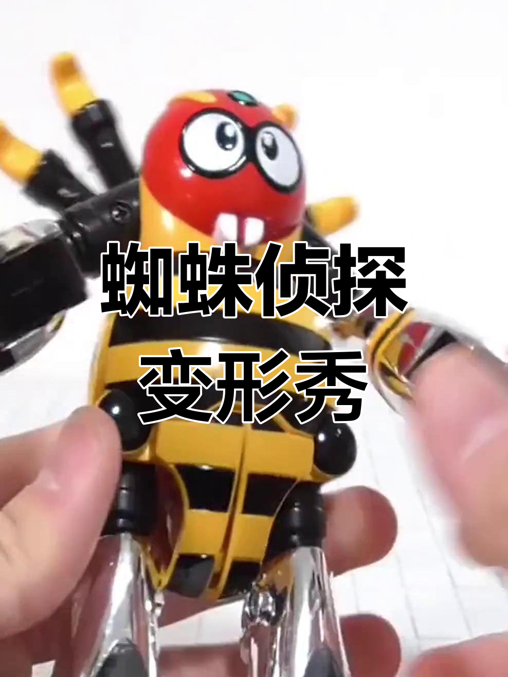 蜘蛛侦探变形大变身,铁甲小宝模型来袭