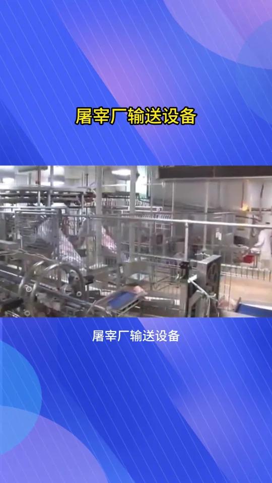 跟随视频的脚步一起走进屠宰整厂自动化设备