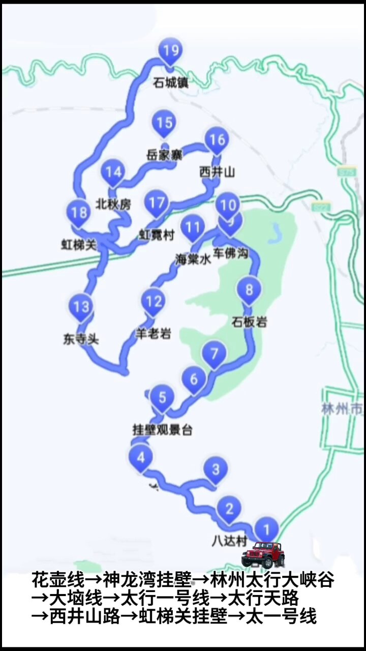 南太行自驾3天环线