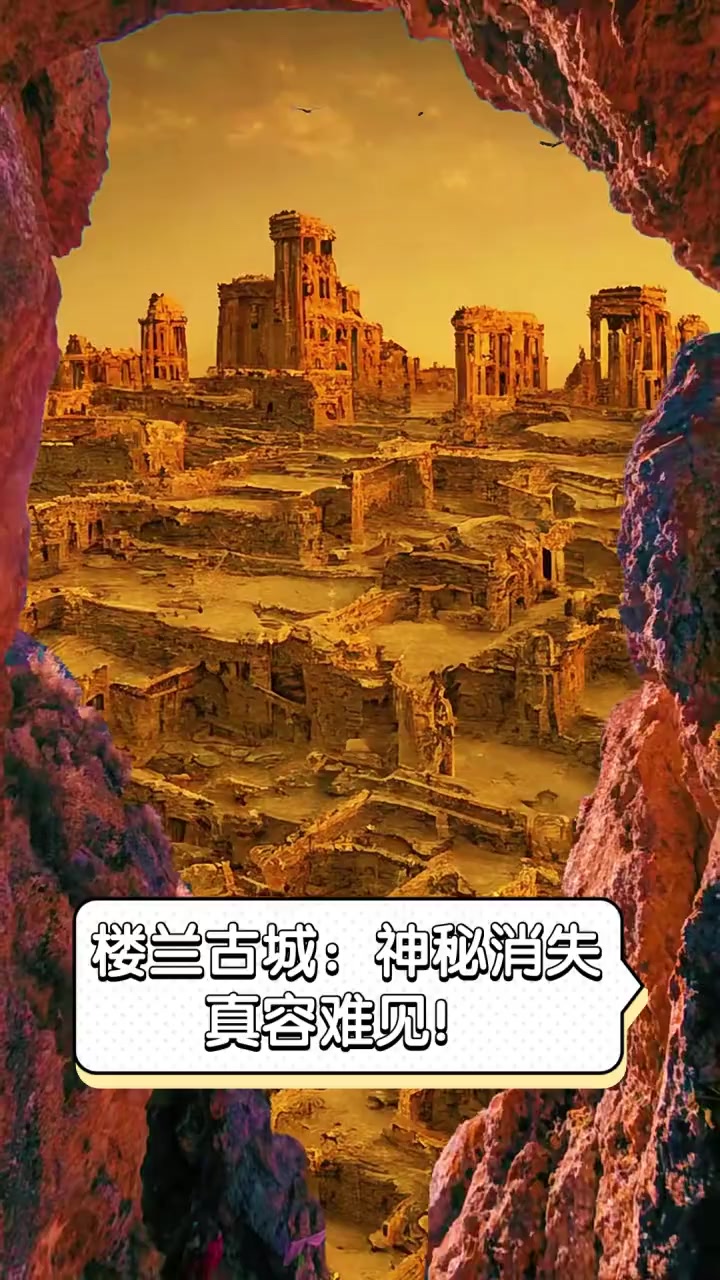 楼兰古城:神秘消失,真容难见!