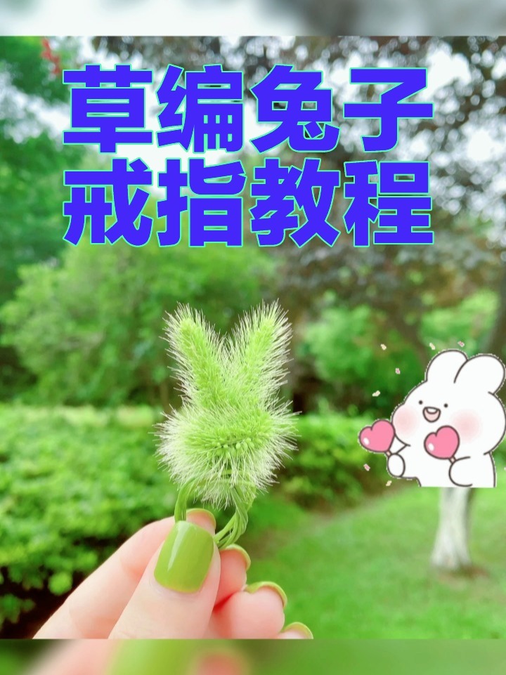 狗尾巴草戒指 教程图片