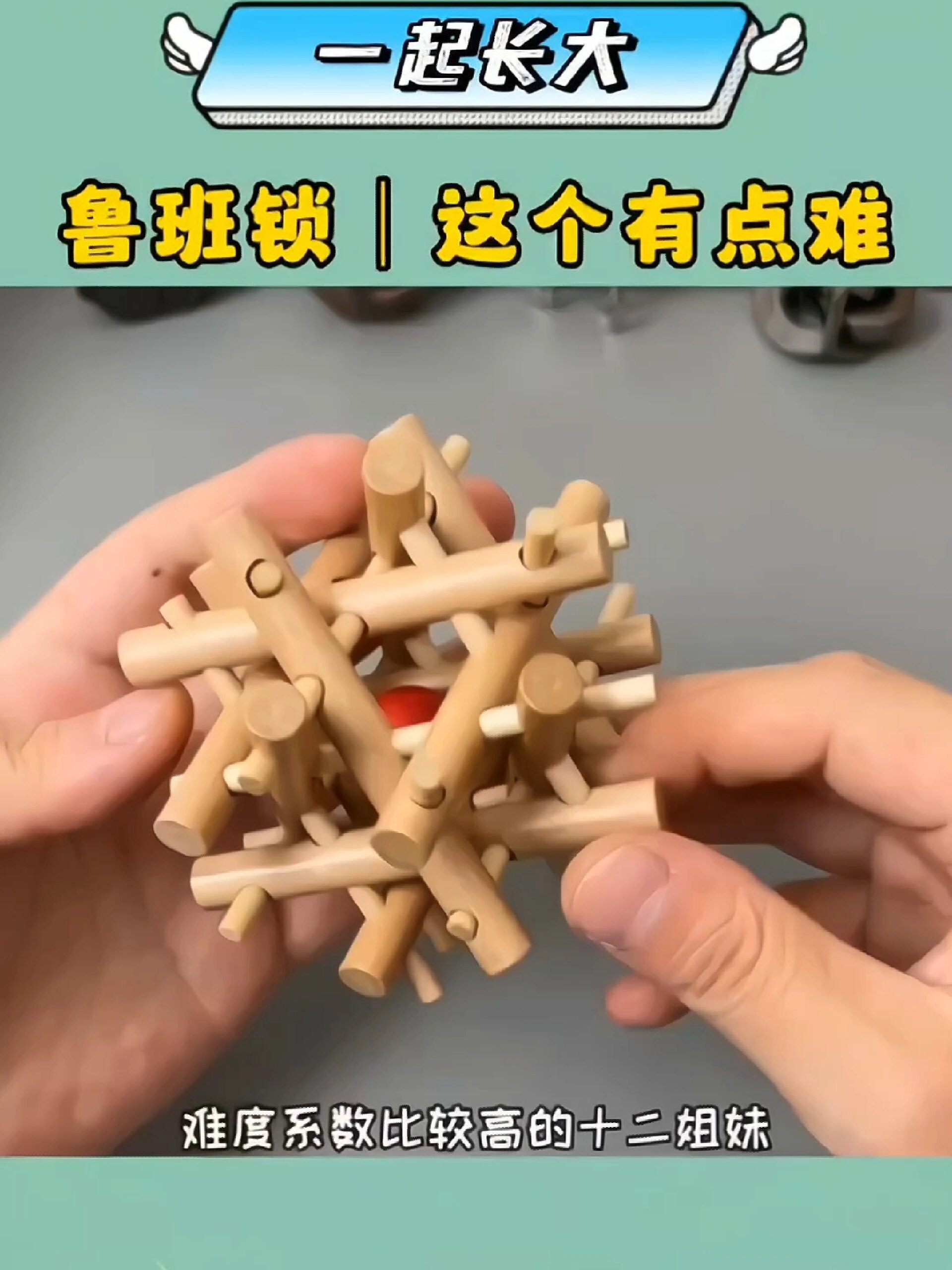鲁班锁|高难度|十二姐妹
