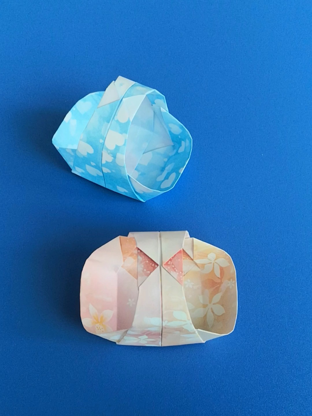 折纸花篮视频教程,手工制作折菜篮子-度小视