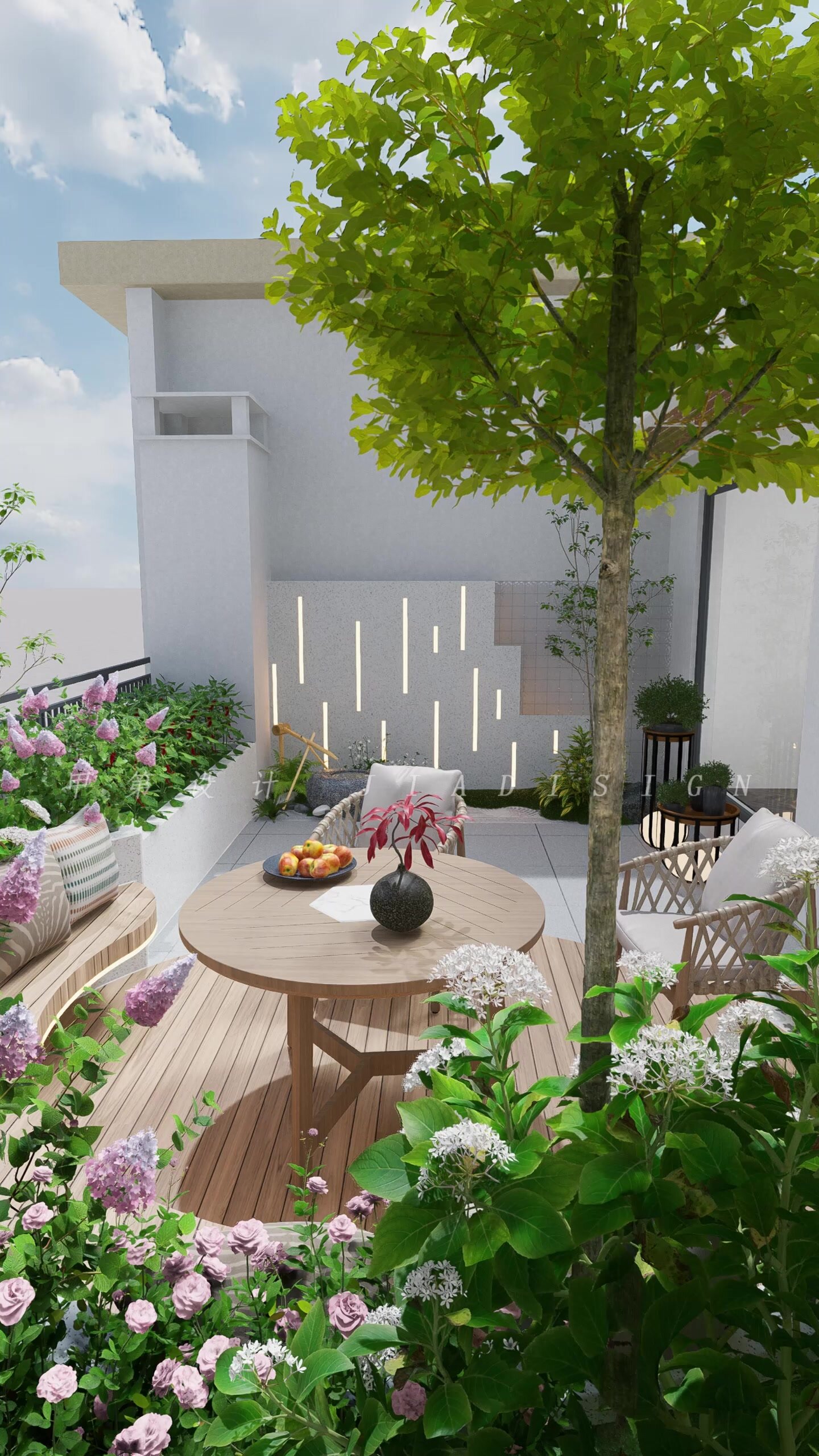 小面积露台这么设计温馨又实用