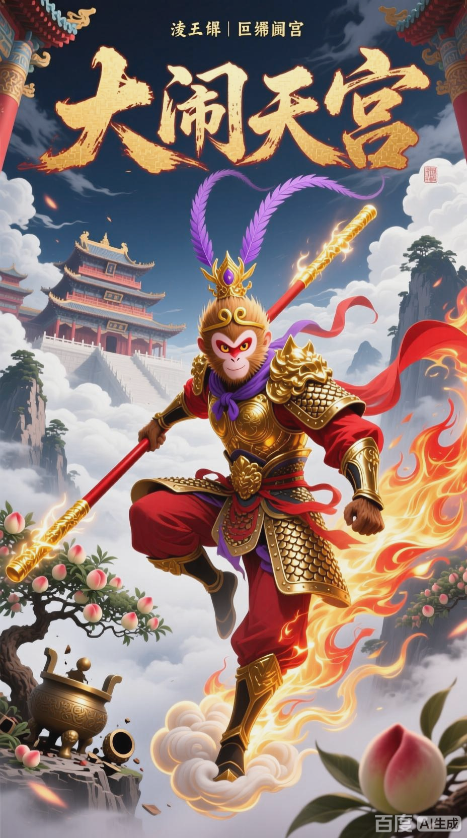 美猴王对峙如来佛祖