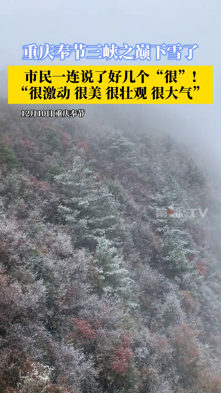 重庆奉节下雪图片