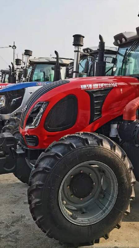 瑞泽2004大马力拖拉机 现货 农用拖拉机 大型翻地犁地机械-度小视