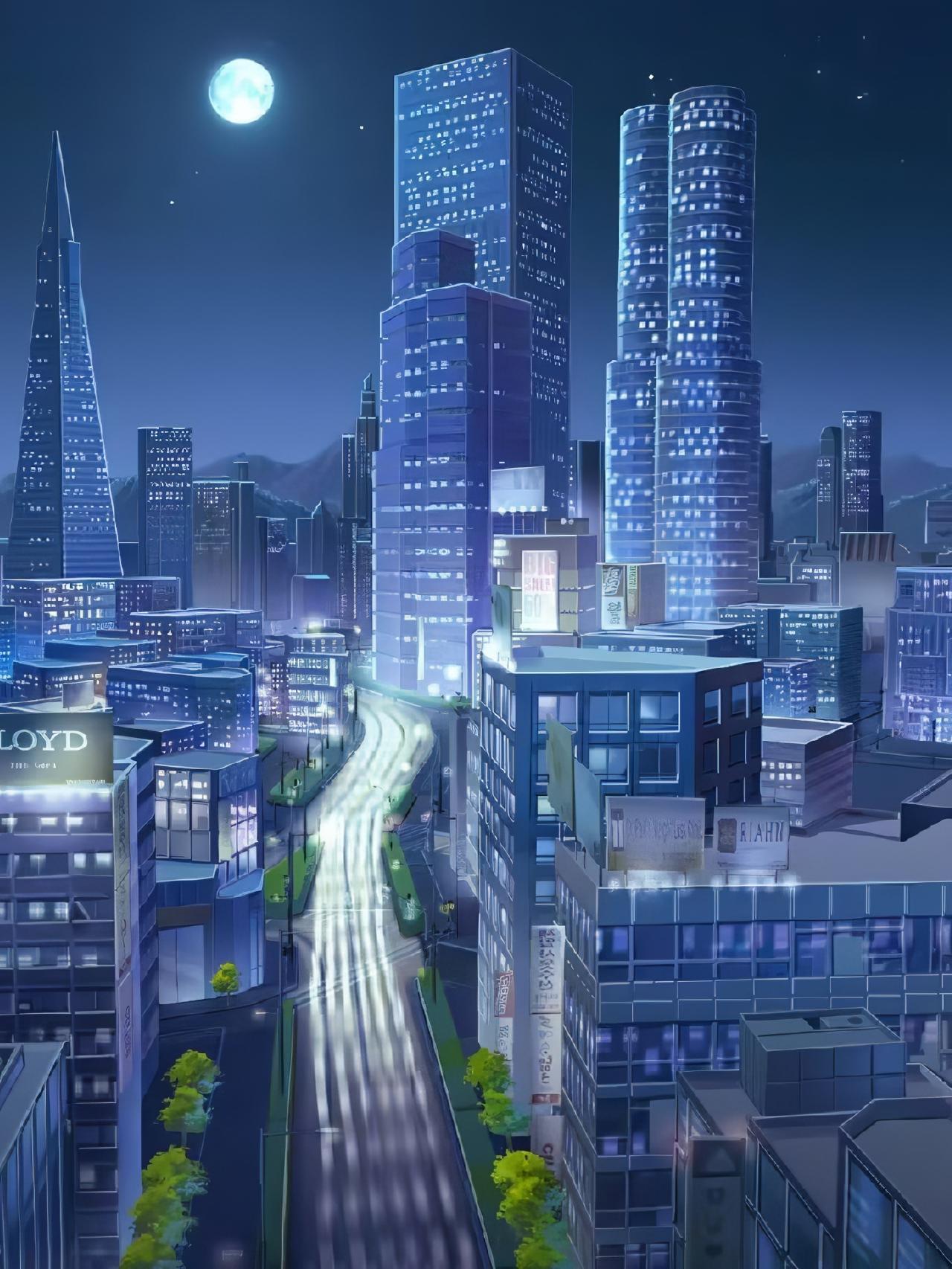 绘画 原创设计 日系场景 看窗外的世界 二次元世界