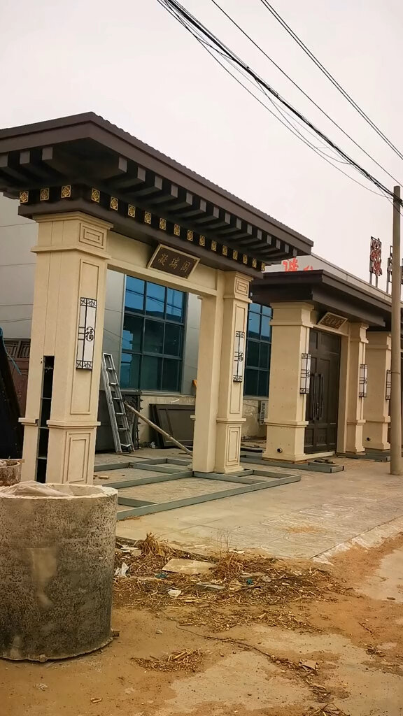 自建房门楼怎么做?